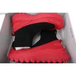 Moncler Trailgrip Leather Sneaker Black And Red J109B4M 00060 M3809P