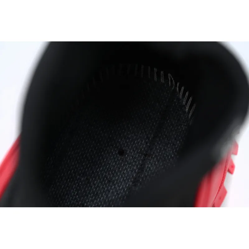 Moncler Trailgrip Leather Sneaker Black And Red J109B4M 00060 M3809P