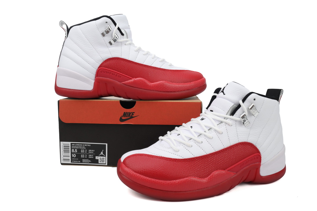 PK God Batch Air Jordan 12 Retro Cherry (2023) CT8013-116