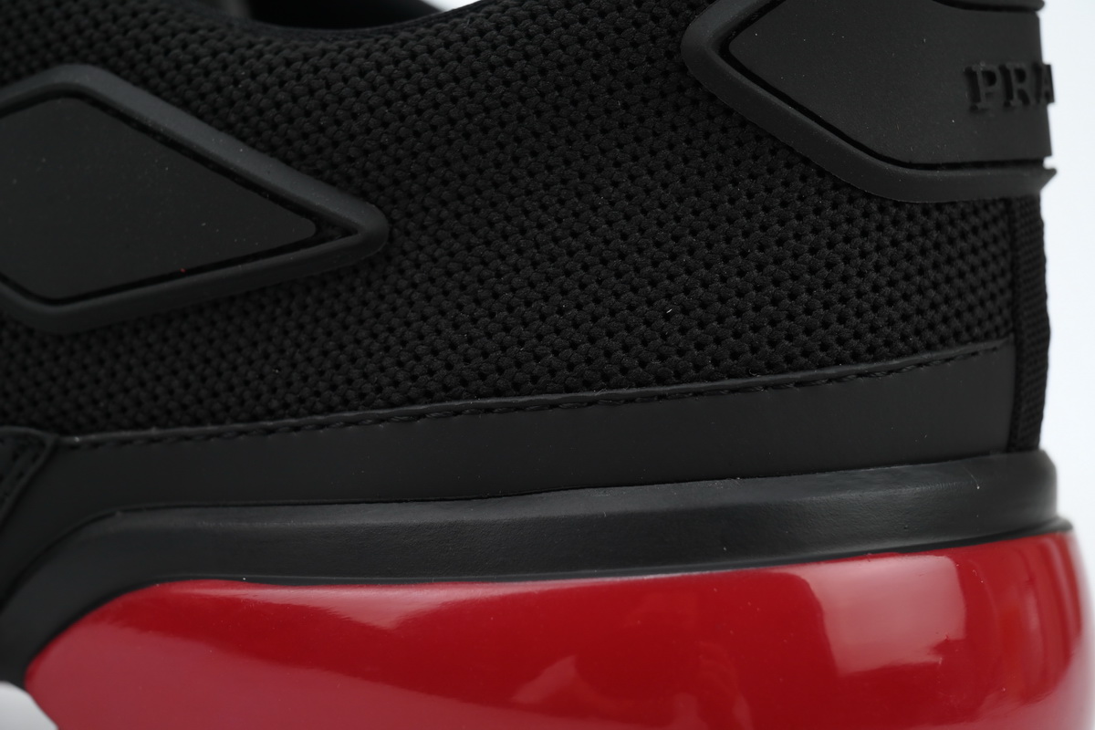 Prada Cloudbust Sneaker Black And Red
