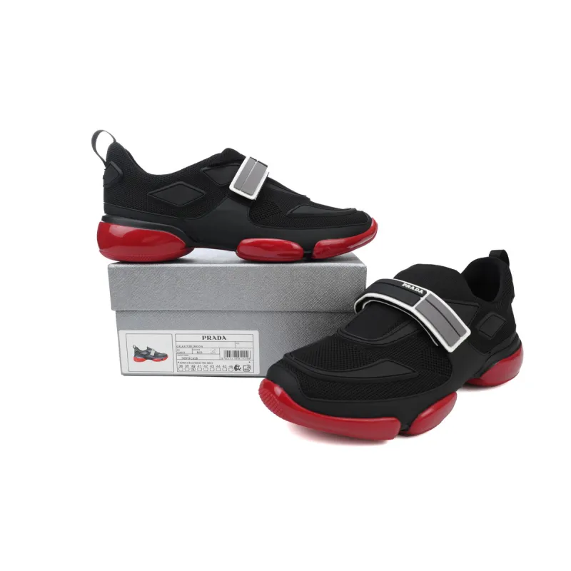 Prada Cloudbust Sneaker Black And Red