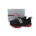 Prada Cloudbust Sneaker Black And Red
