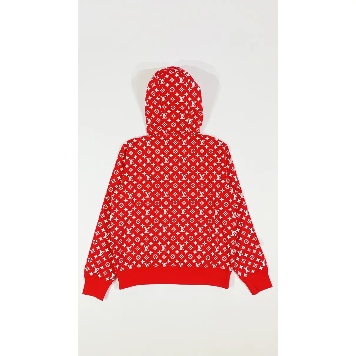 Supreme x Louis Vuitton Box Logo Hoodie Sweatshirt Red YZ0929