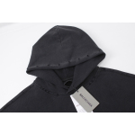 Balenciaga Tape Type Ripped Pocket Hoodie Oversized Black/Blue/Black Blue YZ 0400018953488