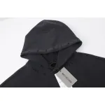 Balenciaga Tape Type Ripped Pocket Hoodie Oversized Black/Blue/Black Blue YZ 0400018953488