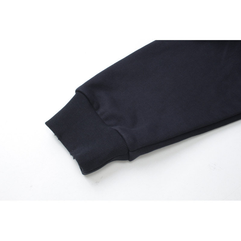 Balenciaga Tape Type Ripped Pocket Hoodie Oversized Black/Blue/Black Blue YZ 0400018953488