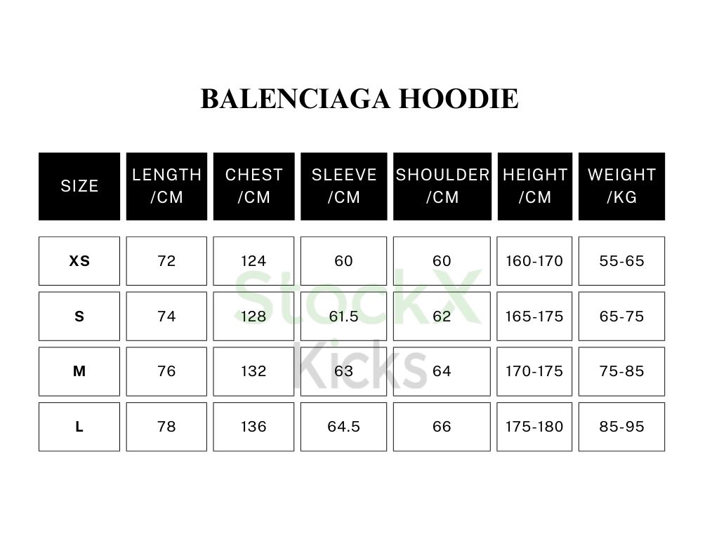 Balenciaga Tape Type Ripped Pocket Hoodie Oversized Black/Blue/Black Blue YZ 0400018953488