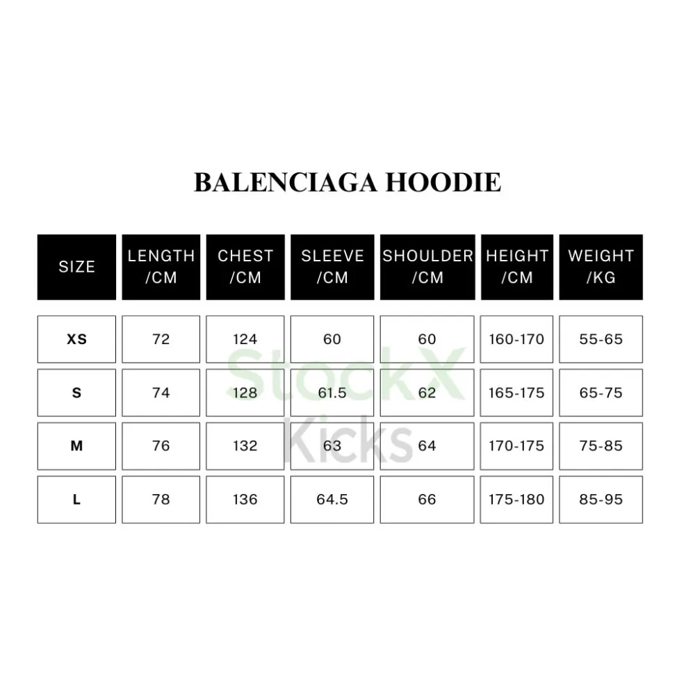 Balenciaga Tape Type Ripped Pocket Hoodie Oversized Black/Blue/Black Blue YZ 0400018953488