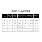 Balenciaga Tape Type Ripped Pocket Hoodie Oversized Black/Blue/Black Blue YZ 0400018953488
