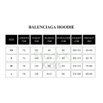 Balenciaga Tape Type Ripped Pocket Hoodie Oversized Black/Blue/Black Blue YZ 0400018953488