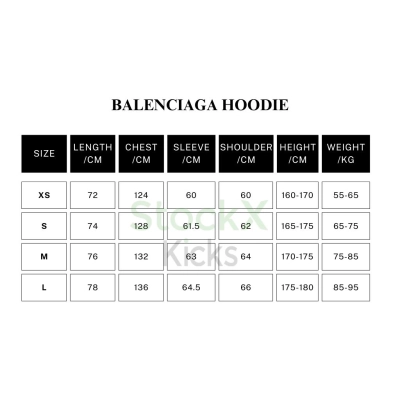 Balenciaga Tape Type Ripped Pocket Hoodie Oversized Black/Blue/Black Blue YZ 0400018953488 02