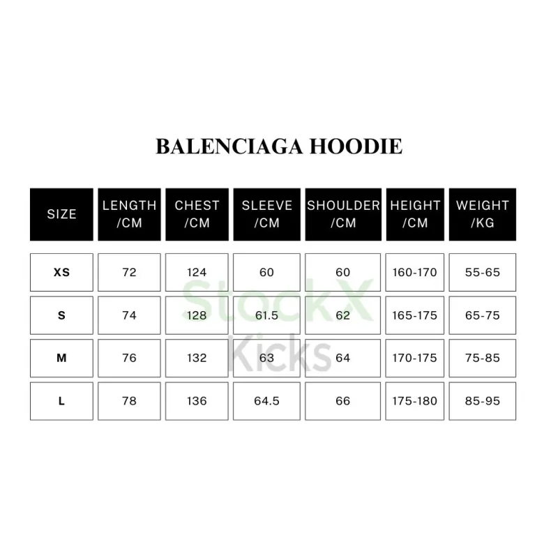 Balenciaga Tape Type Ripped Pocket Hoodie Oversized Black/Blue/Black Blue YZ 0400018953488