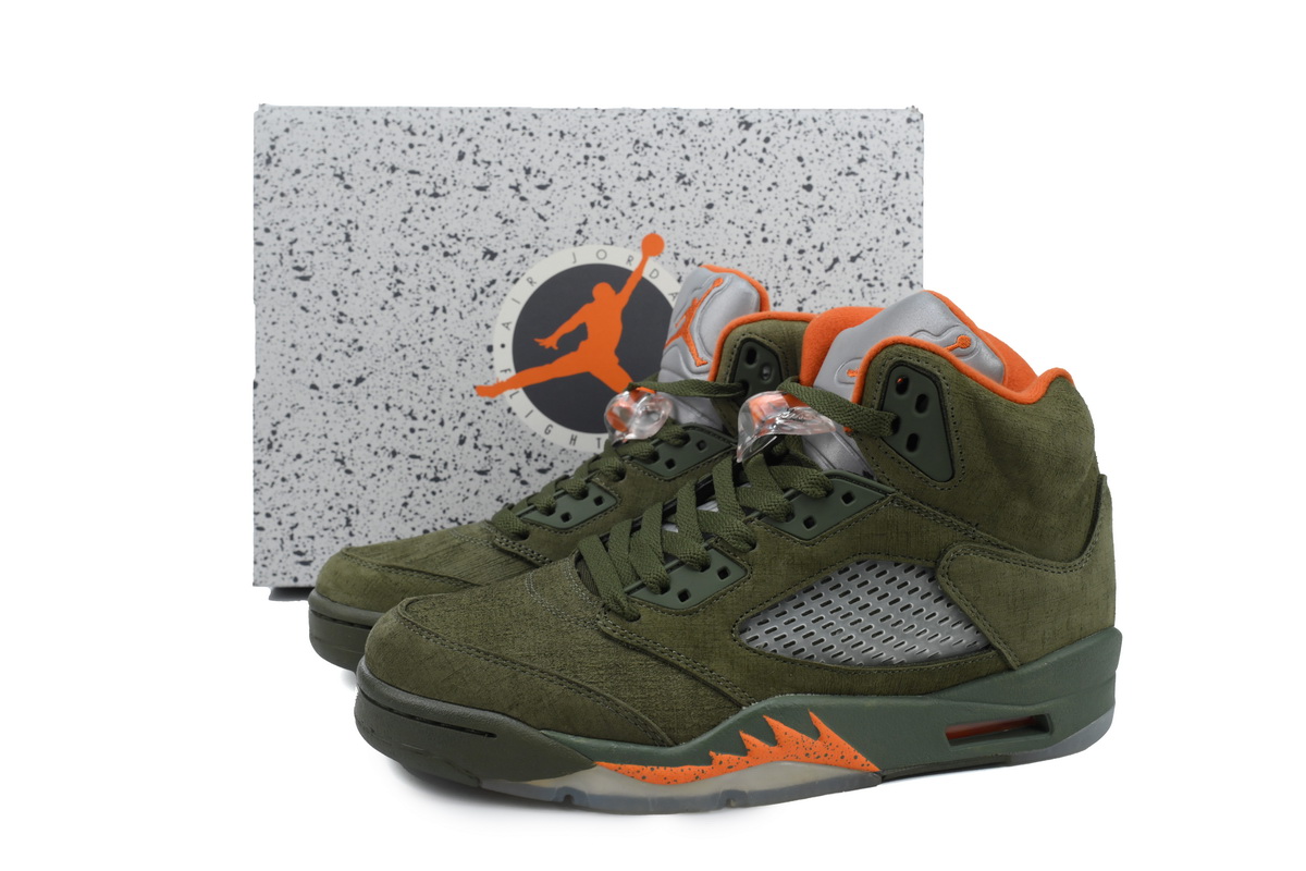 PK God Batch Air Jordan 5 Retro Olive DD0587-308