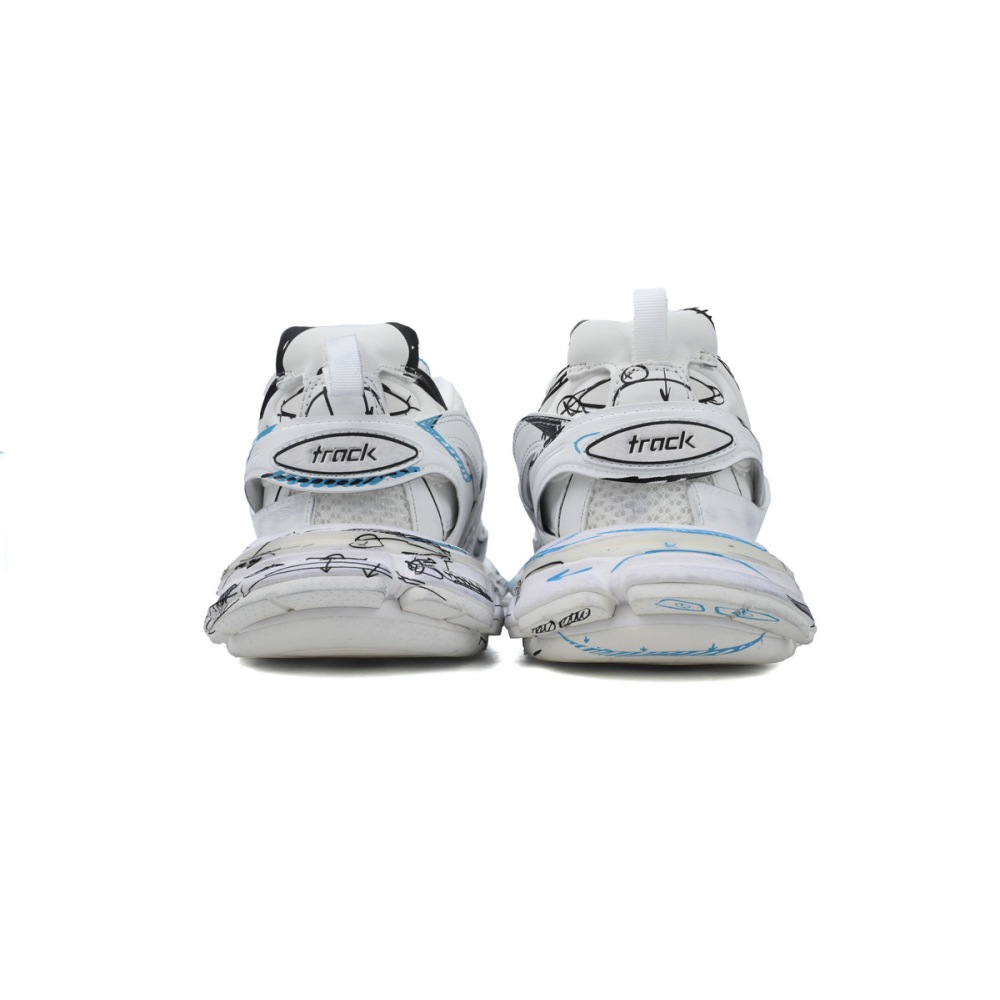 Balenciaga Track Sneaker 'White Blue' 542023 W3SRA 9014