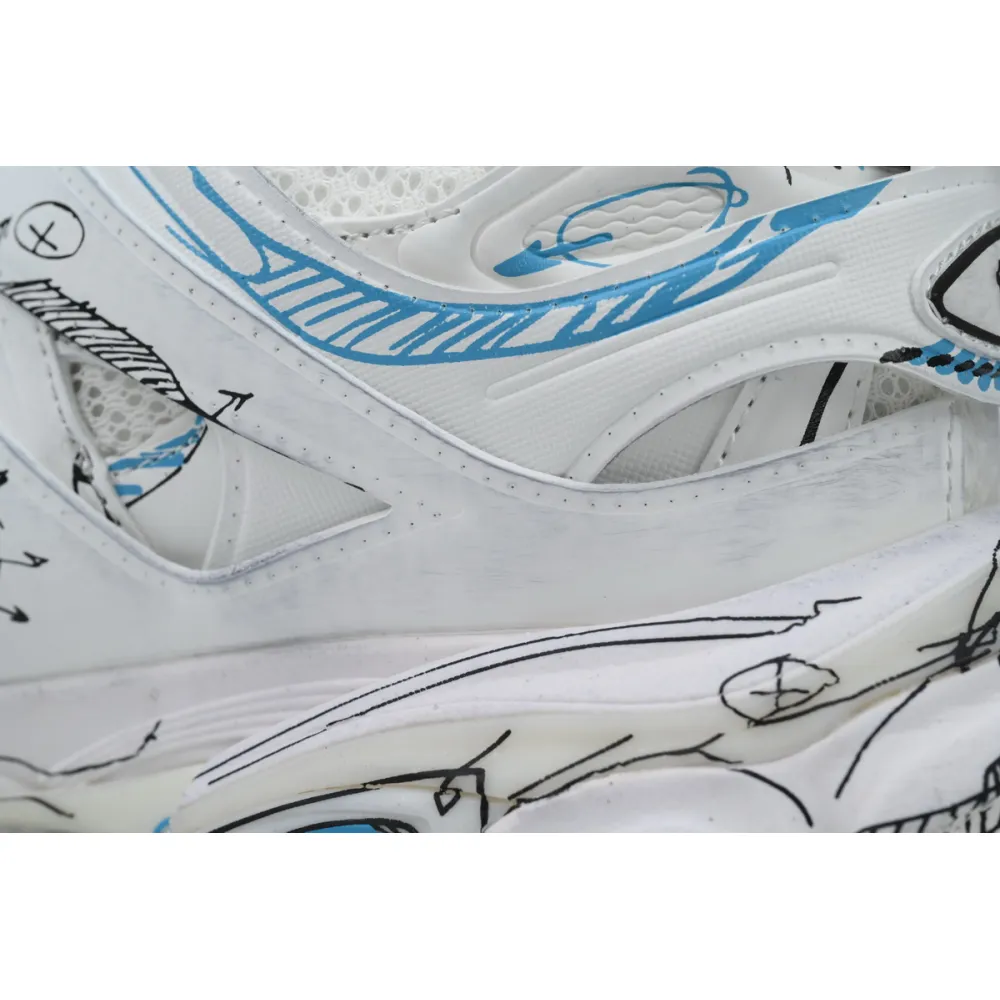 Balenciaga Track Sneaker 'White Blue' 542023 W3SRA 9014