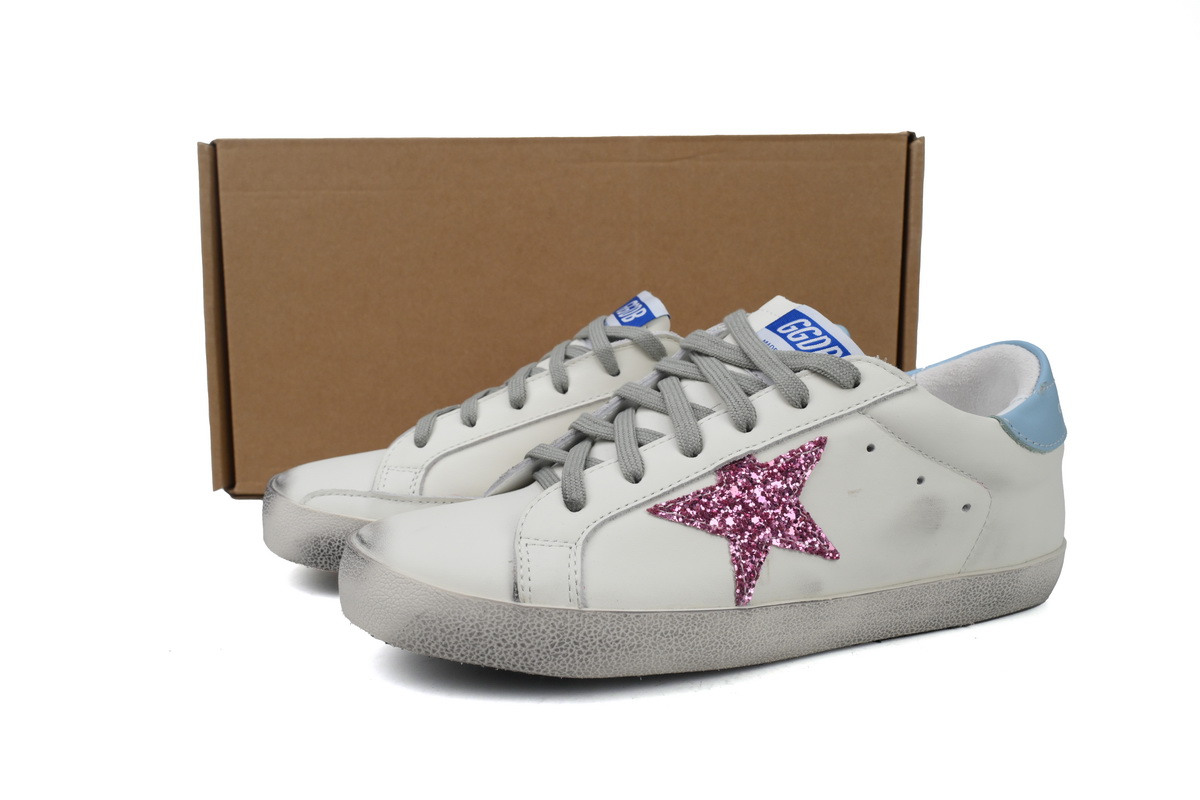 Golden Goose Super Star 'Blue Heel'