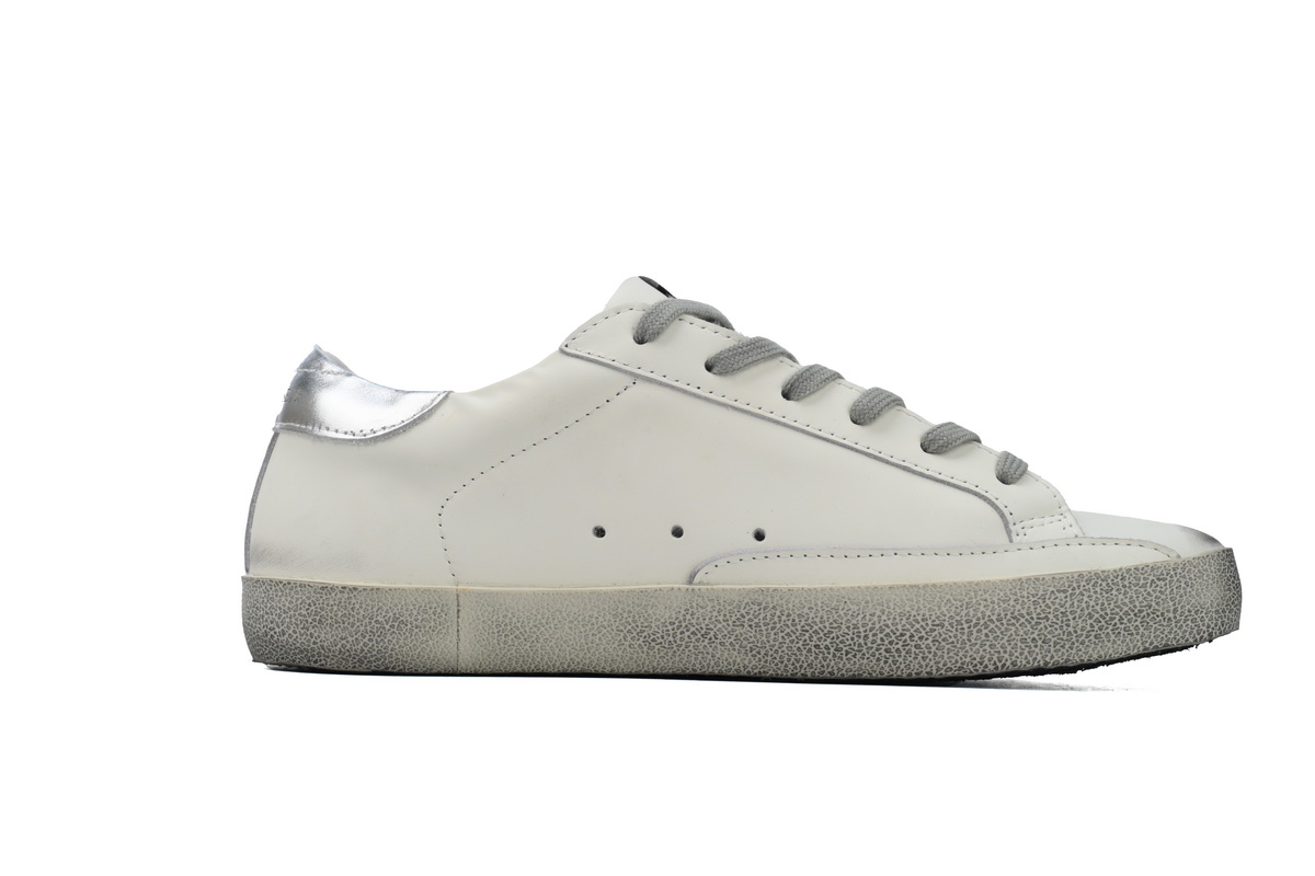 Golden Goose Super Star 'Silver Heel Silver Star'