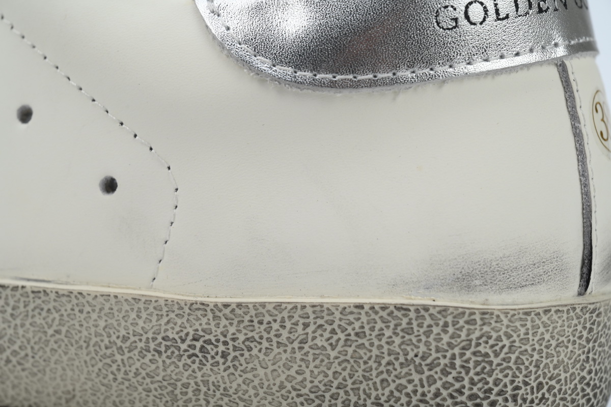 Golden Goose Super Star 'Silver Heel Silver Star'