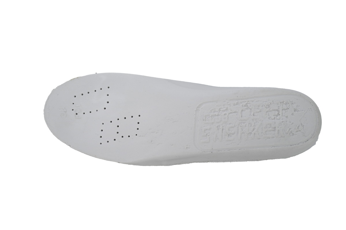 Golden Goose Super Star 'Sparkling Silver Heel'