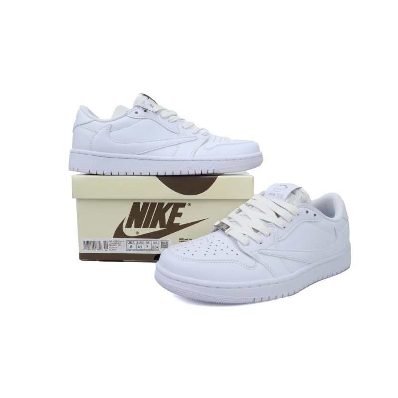 LJR Batch Air Jordan 1 Retro Low OG SP Travis Scott Michael Rubin White Party TD1228-111