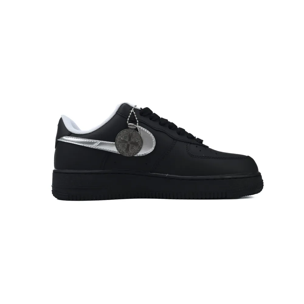 LJR Batch Nike Air Force 1 Low Black Silver FQ4296-101