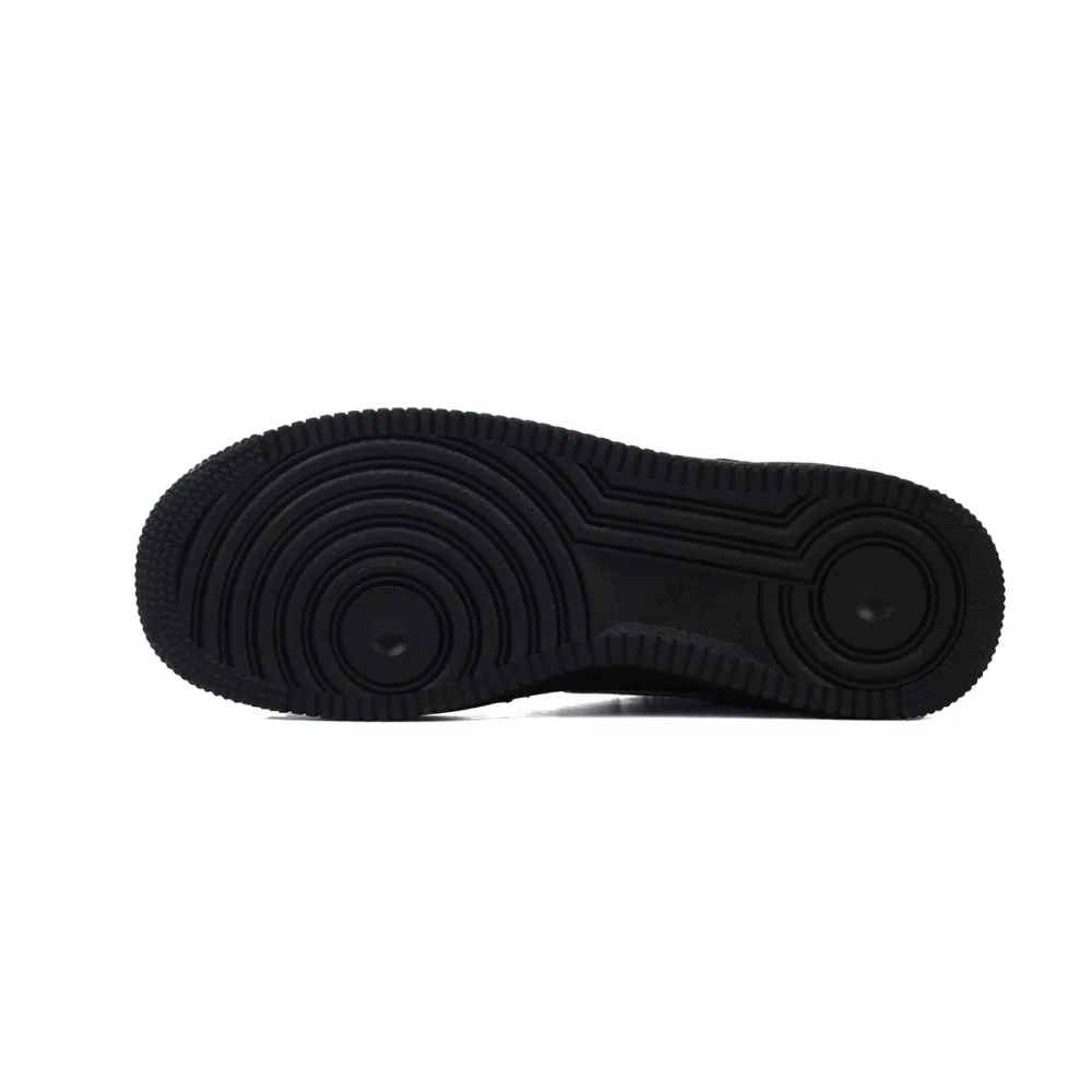 LJR Batch Nike Air Force 1 Low Black Silver FQ4296-101