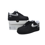 LJR Batch Nike Air Force 1 Low Black Silver FQ4296-101