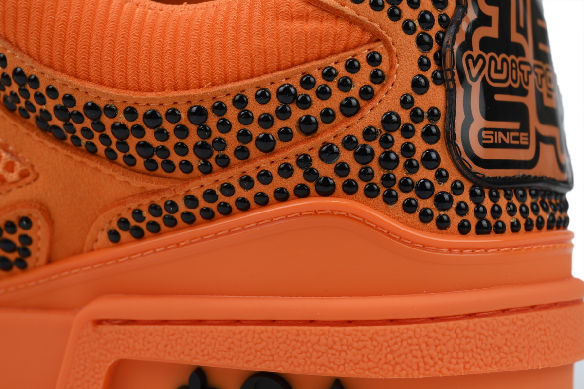 Louis Vuitton Skate Sneaker SK8 Orange Diamond