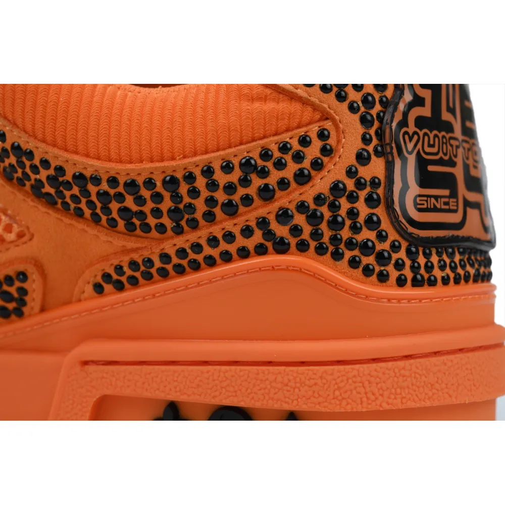 Louis Vuitton Skate Sneaker SK8 Orange Diamond