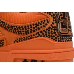 Louis Vuitton Skate Sneaker SK8 Orange Diamond