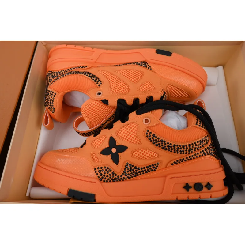 Louis Vuitton Skate Sneaker SK8 Orange Diamond