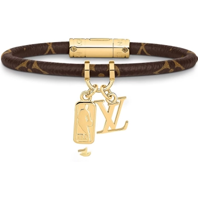  [Add One] Louis Vuitton × NBA Hang It Leather Bracelet 01