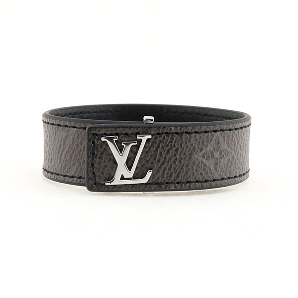  [Add One] Louis Vuitton Letter canvas leather bracelet