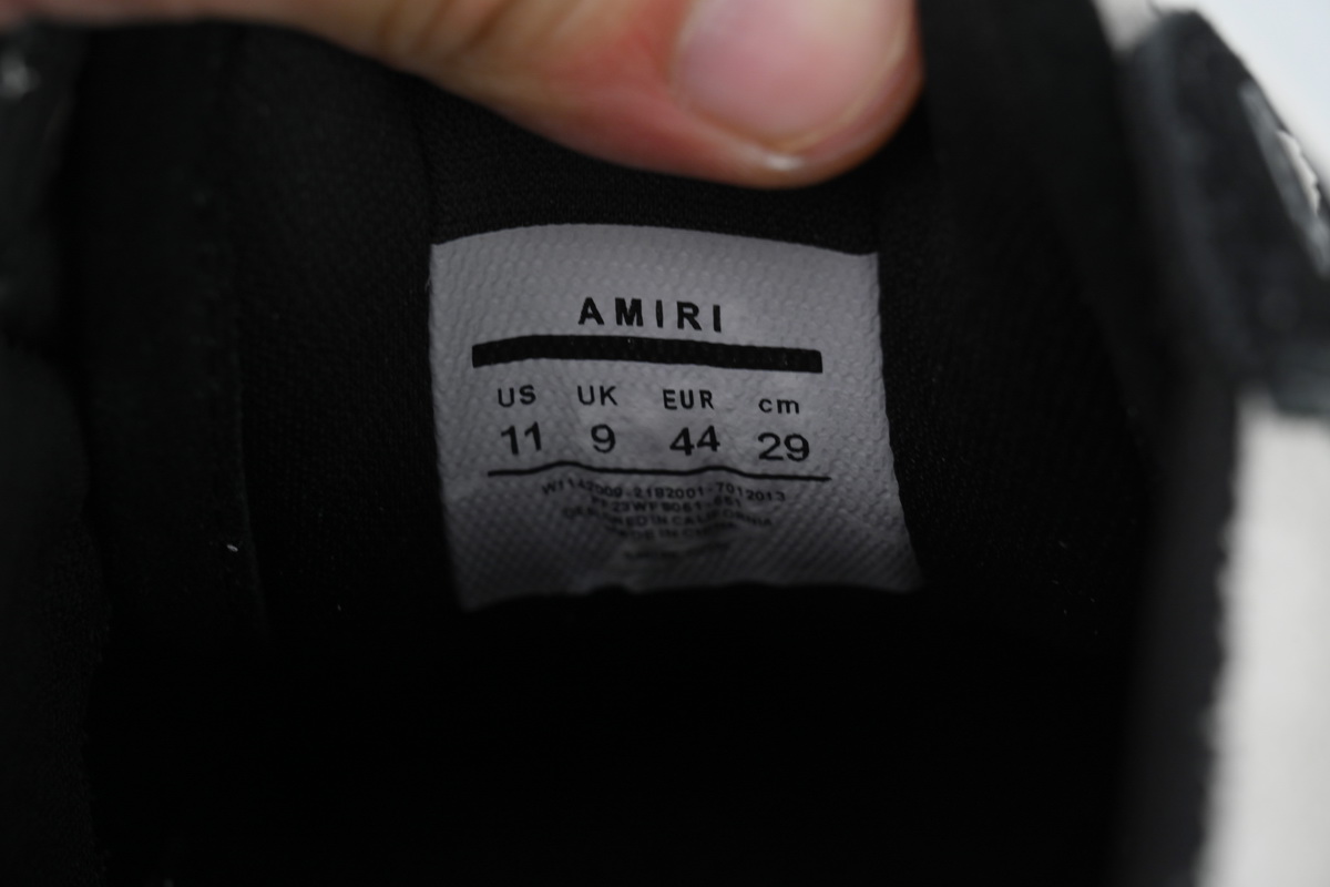 Amiri Sunset Skate Low Black Grey