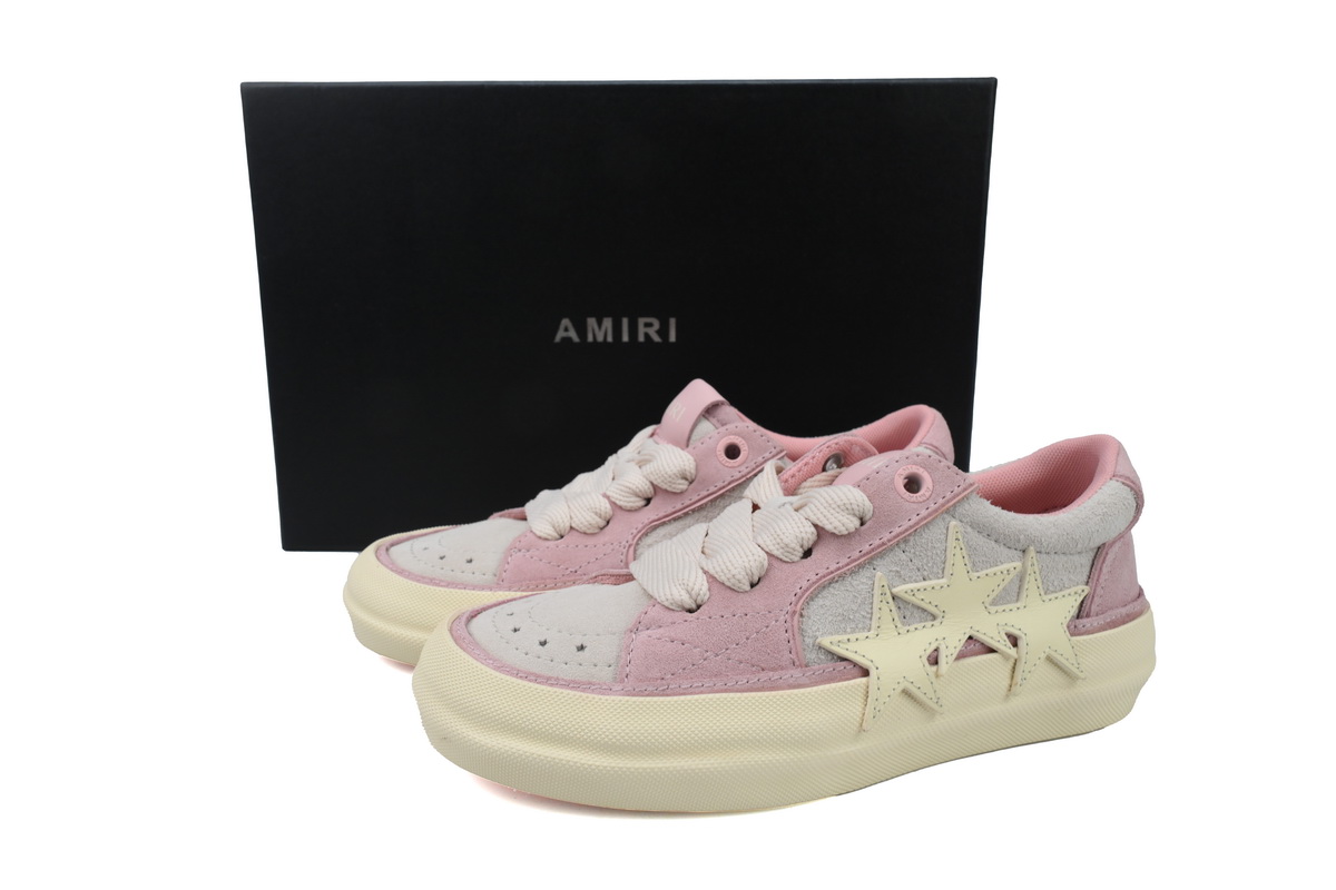 Amiri Sunset Skate Low Black Pink