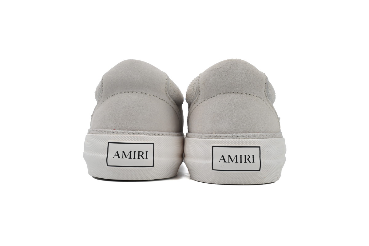 Amiri Sunset Skate Low White Grey