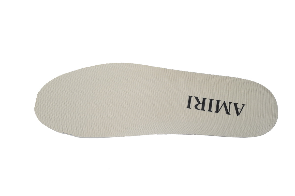 Amiri Sunset Skate Low White Grey