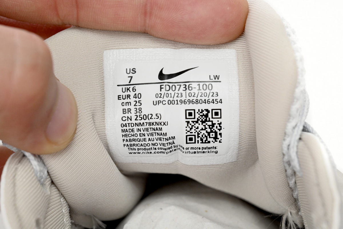 LJR Batch Nike V2K Runtekk 3XL Silver FD0736-100