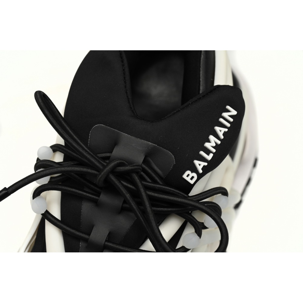 PK God Batch BALMAIN Multikolor Buty sportowe Black And White YM1VJ309