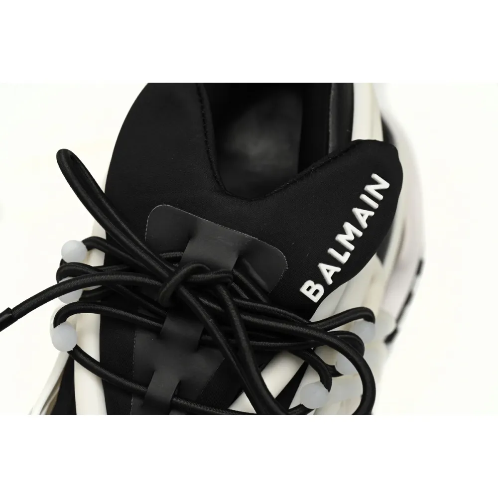 PK God Batch BALMAIN Multikolor Buty sportowe Black And White YM1VJ309