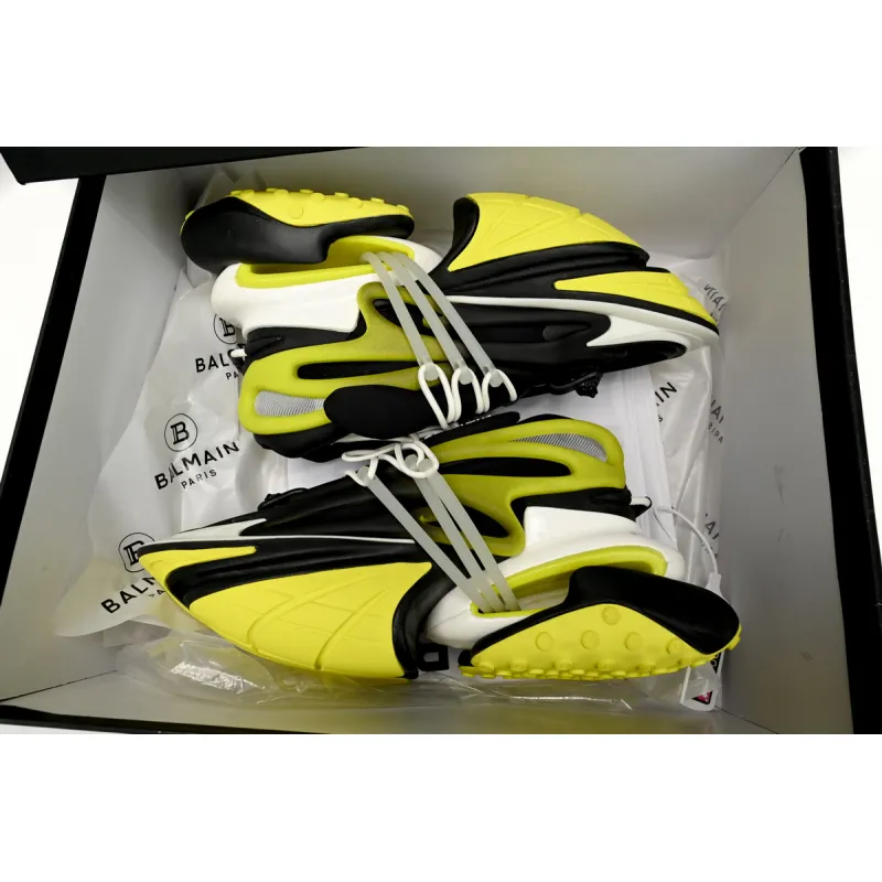 PK God Batch BALMAIN Multikolor Buty sportowe Black And Yellow YM1VJ309
