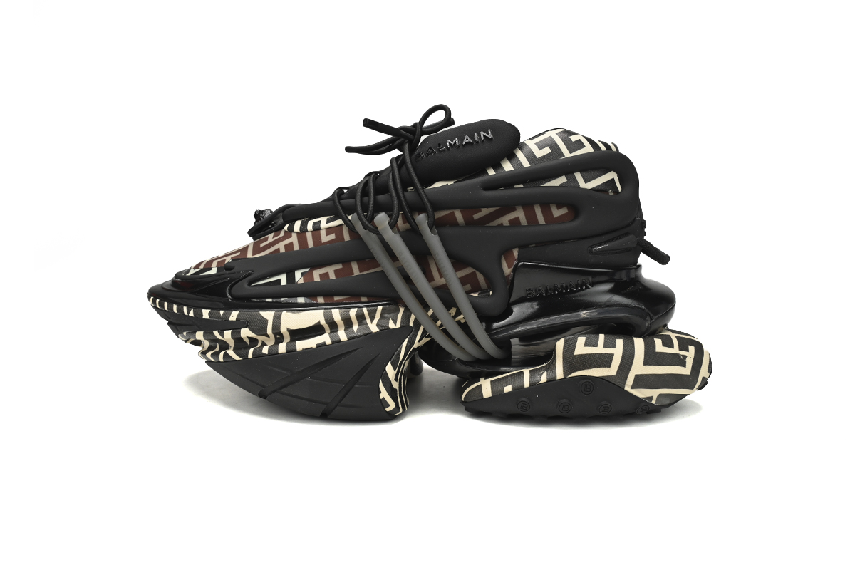 PK God Batch BALMAIN Multikolor Buty sportowe Lattice YM1VJ309