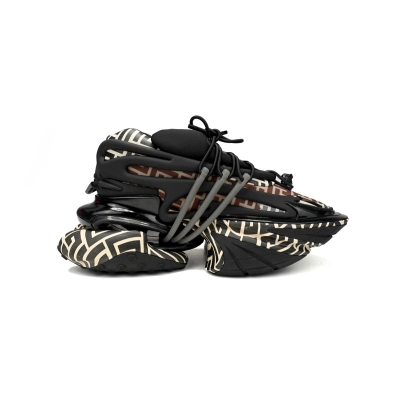 PK God Batch BALMAIN Multikolor Buty sportowe Lattice YM1VJ309 02