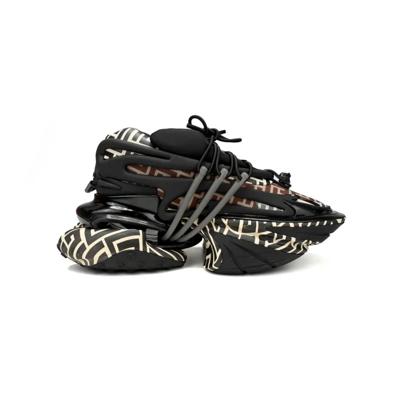 PK God Batch BALMAIN Multikolor Buty sportowe Lattice YM1VJ309