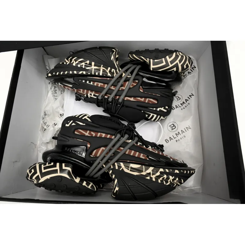 PK God Batch BALMAIN Multikolor Buty sportowe Lattice YM1VJ309