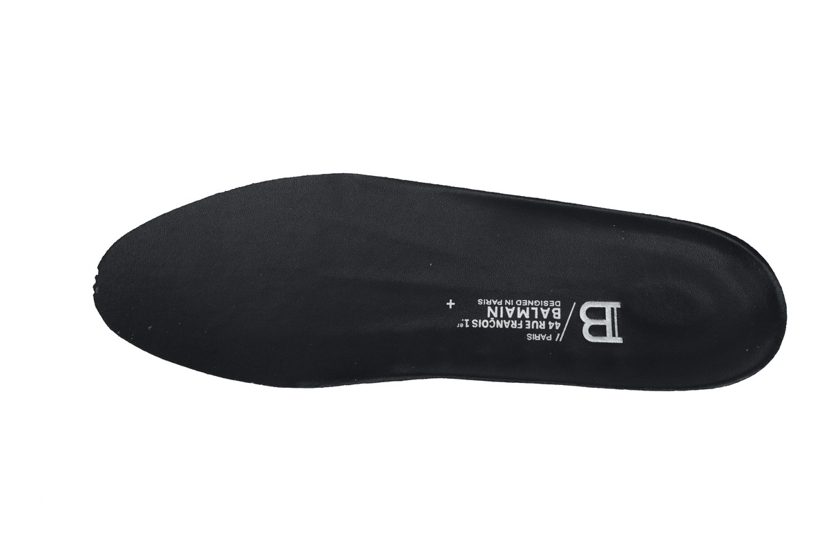 PK God Batch Balmain Unicorn Low-Top Black Red YM1VJ309