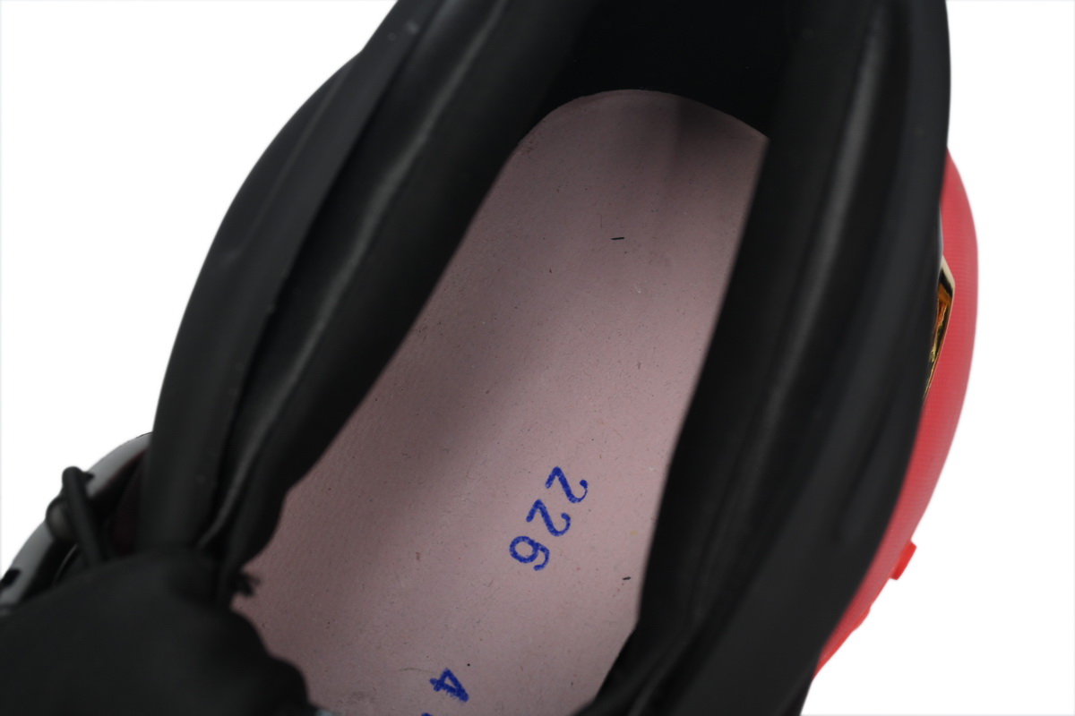 PK God Batch Balmain Unicorn Low-Top Black Red YM1VJ309