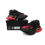 PK God Batch Balmain Unicorn Low-Top Black Red YM1VJ309