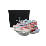 PK God Batch Balmain Unicorn Low-Top Grey Blue Red YM1VJ309