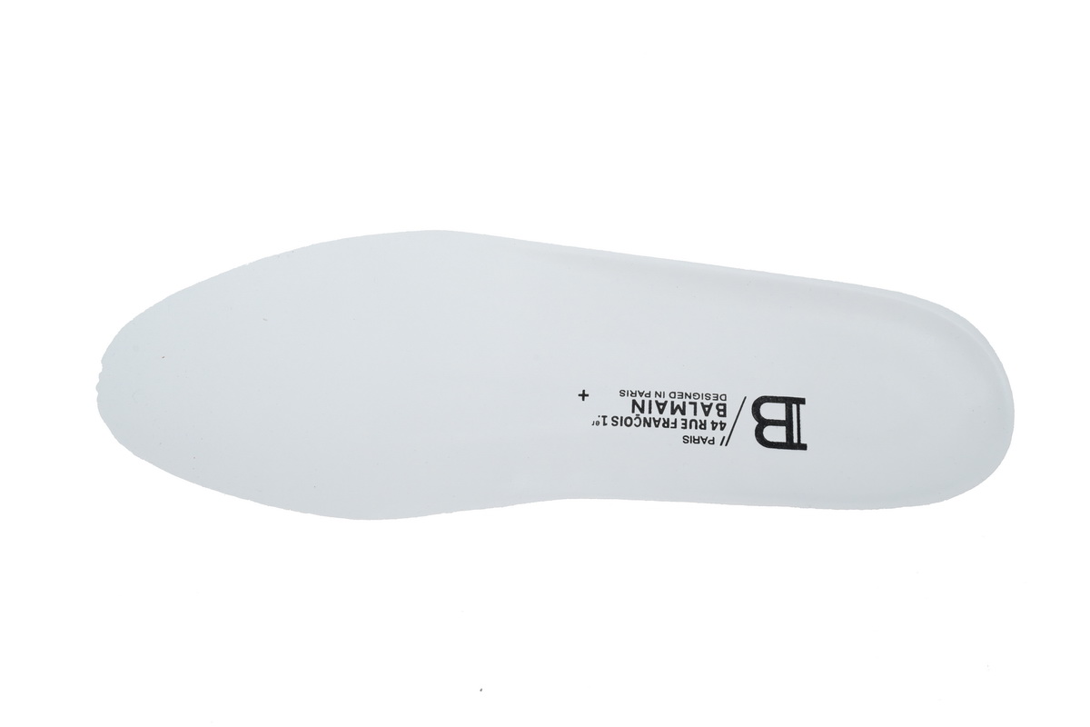 PK God Batch Balmain Unicorn Low-Top White Blue YM1VJ309